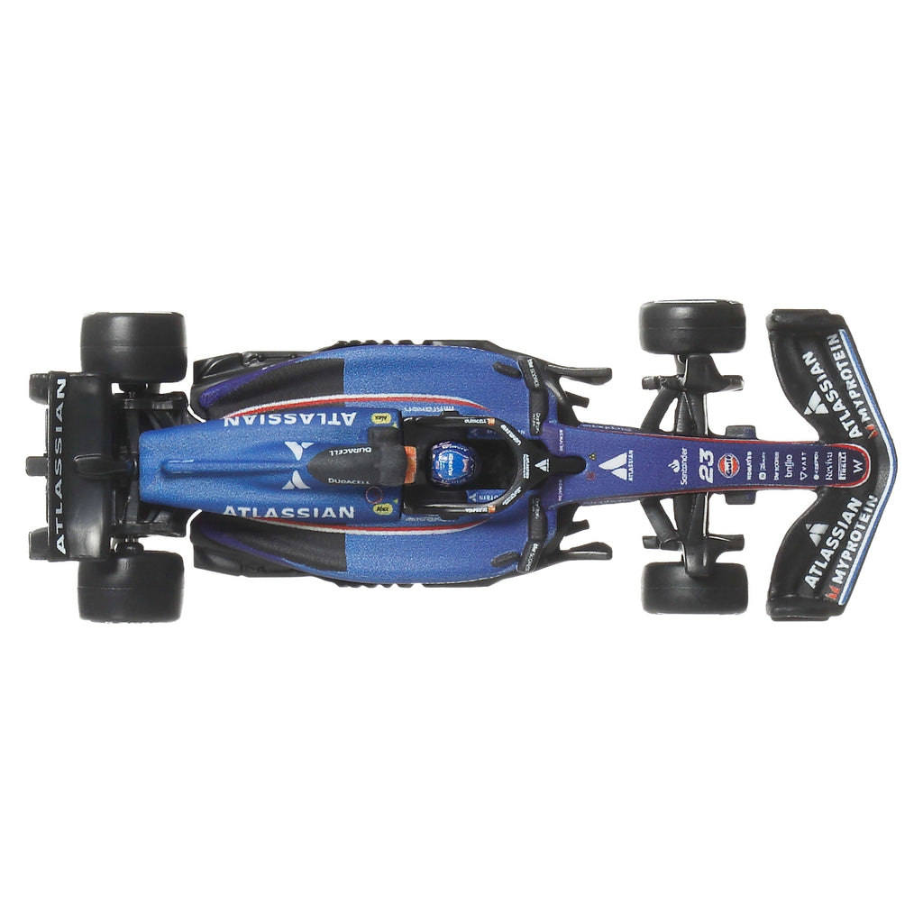 Hot Wheels Premium Atlassian Williams Racing 2025 Formula 1 Team #23 Alex Albon & Team #55 Carlos Sainz