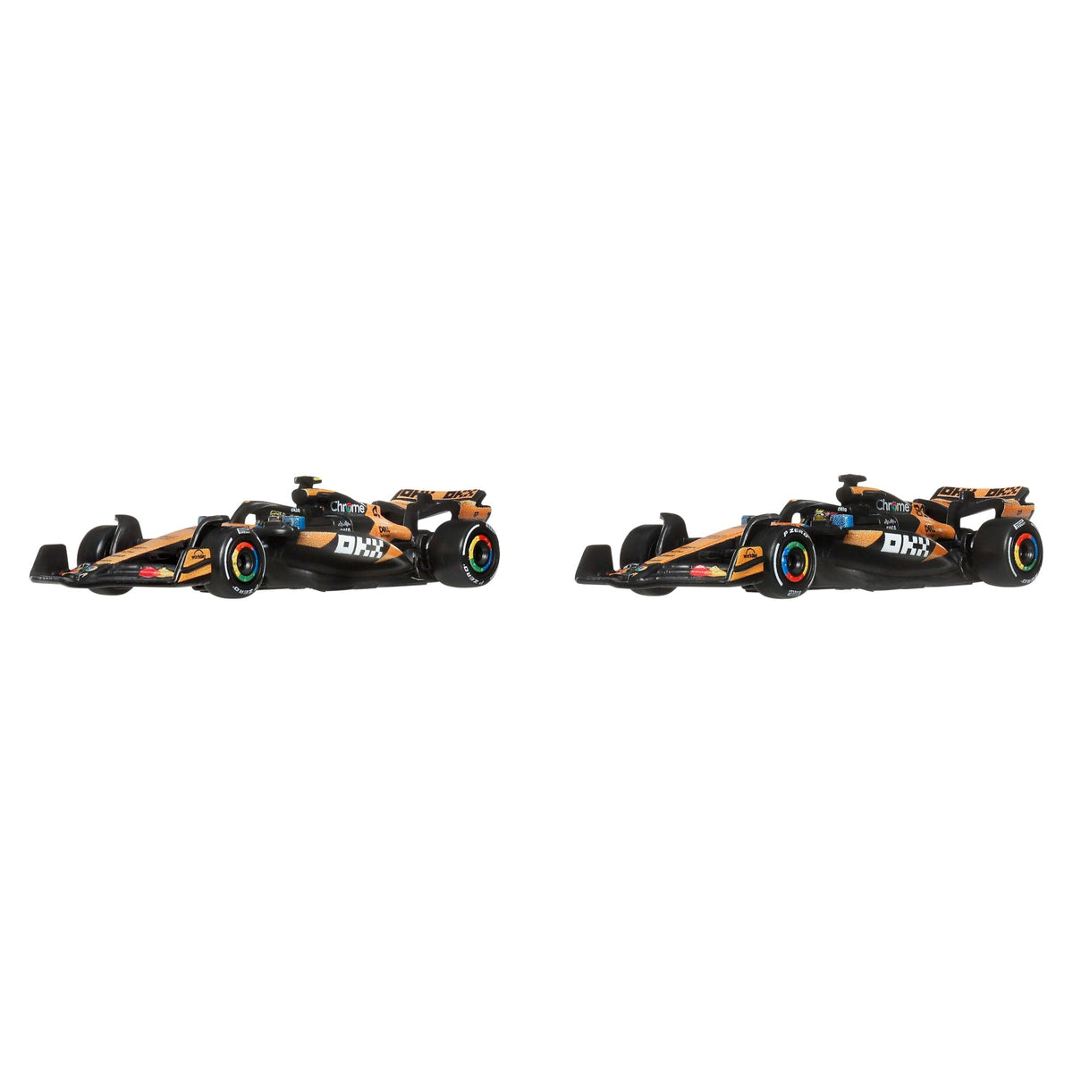 Hot Wheels Premium McLaren 2025 Formula 1 Team #81 & Team #4