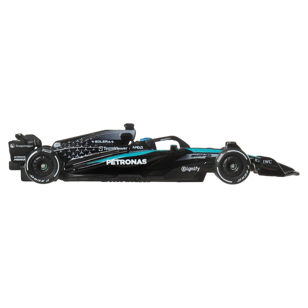 Hot Wheels Premium Mercedes 2025 Formula 1 Team #63 & Team #12
