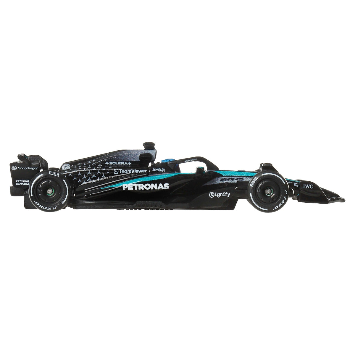 Hot Wheels Premium Mercedes 2025 Formula 1 Team #63 & Team #12