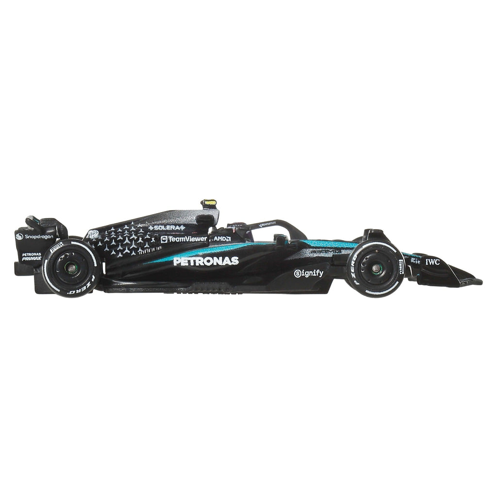 Hot Wheels Premium Mercedes 2025 Formula 1 Team #63 & Team #12