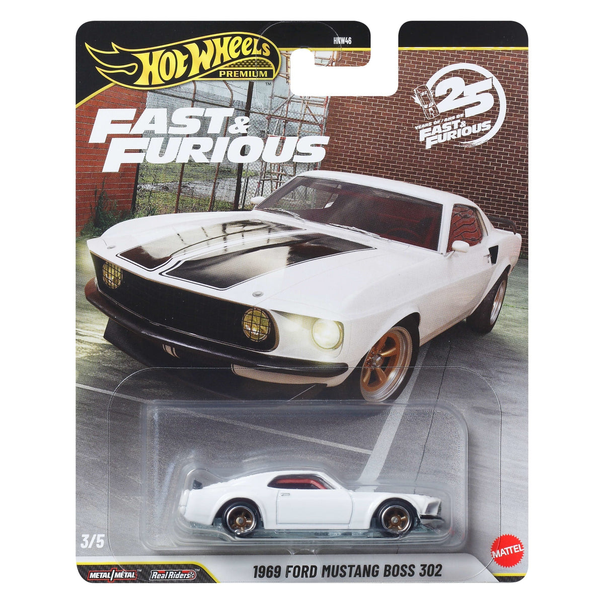 Hot Wheels Premium Fast & Furious 1969 Ford Mustang Boss 302 JHW72