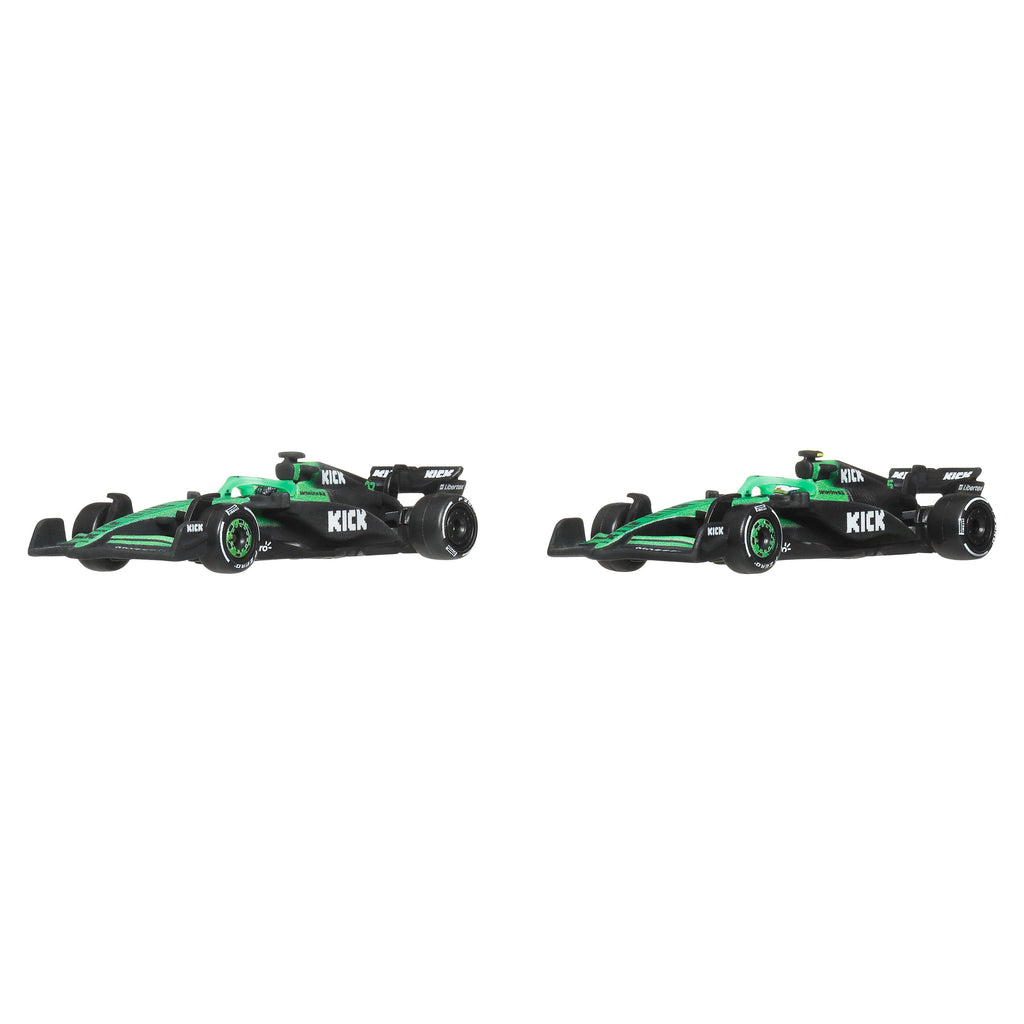 Hot Wheels Premium KICK Sauber 2025 Formula 1 Team #27 Nico Hülkenberg & Team #5 Gabriel Bortoleto