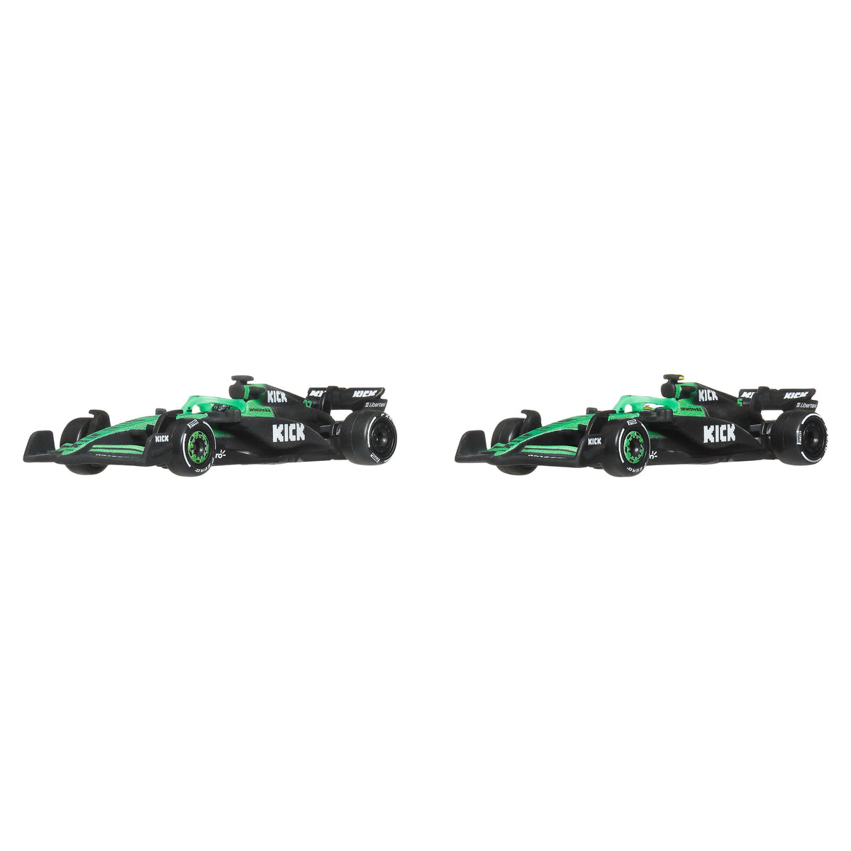 Hot Wheels Premium KICK Sauber 2025 Formula 1 Team #27 Nico Hülkenberg & Team #5 Gabriel Bortoleto