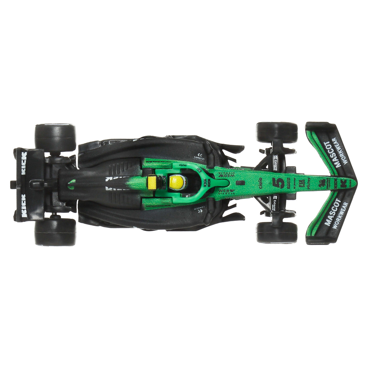 Hot Wheels Premium KICK Sauber 2025 Formula 1 Team #27 Nico Hülkenberg & Team #5 Gabriel Bortoleto