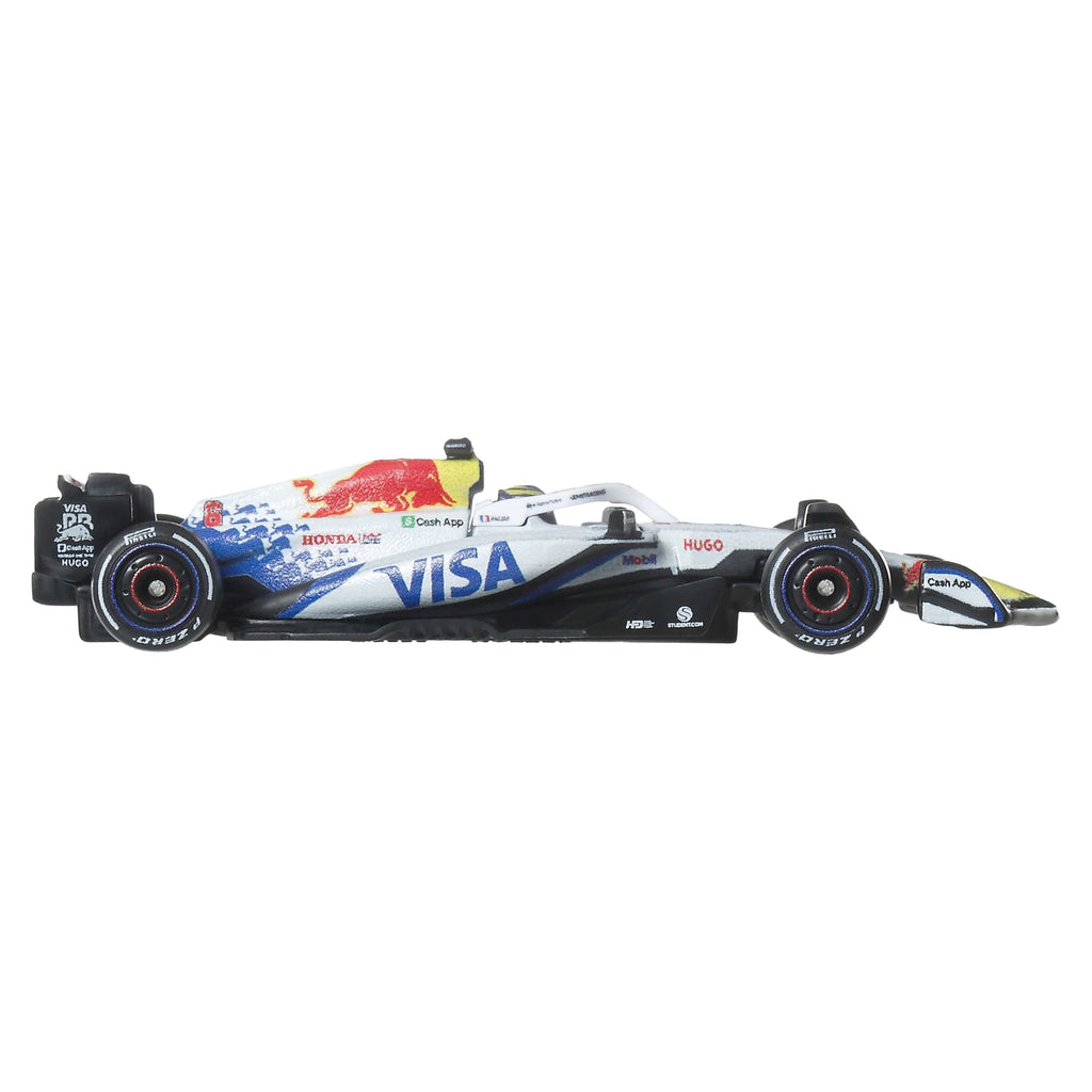 Hot Wheels Premium Visa Cash App Racing Bulls 2025 Formula 1 Team #30 & Team #6