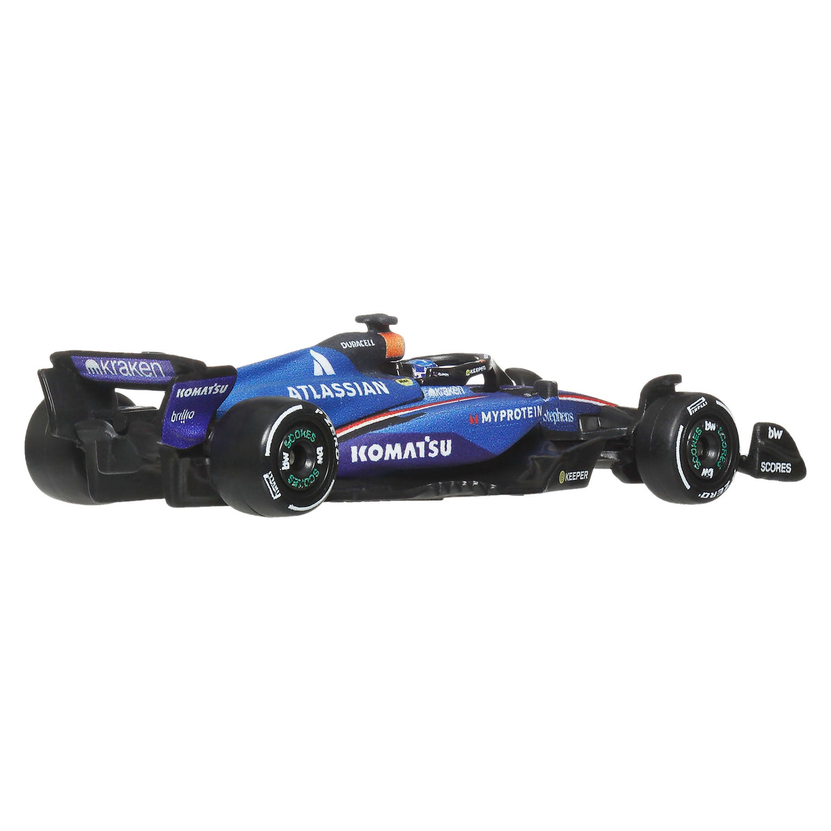 Hot Wheels Premium Atlassian Williams Racing 2025 Formula 1 Team #23 Alex Albon & Team #55 Carlos Sainz