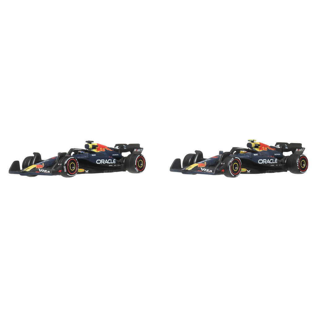 Hot Wheels Premium Oracle Red Bull Racing 2025 Formula 1 Team #22 Yuki Tsunoda & Team #1 Max Verstappen