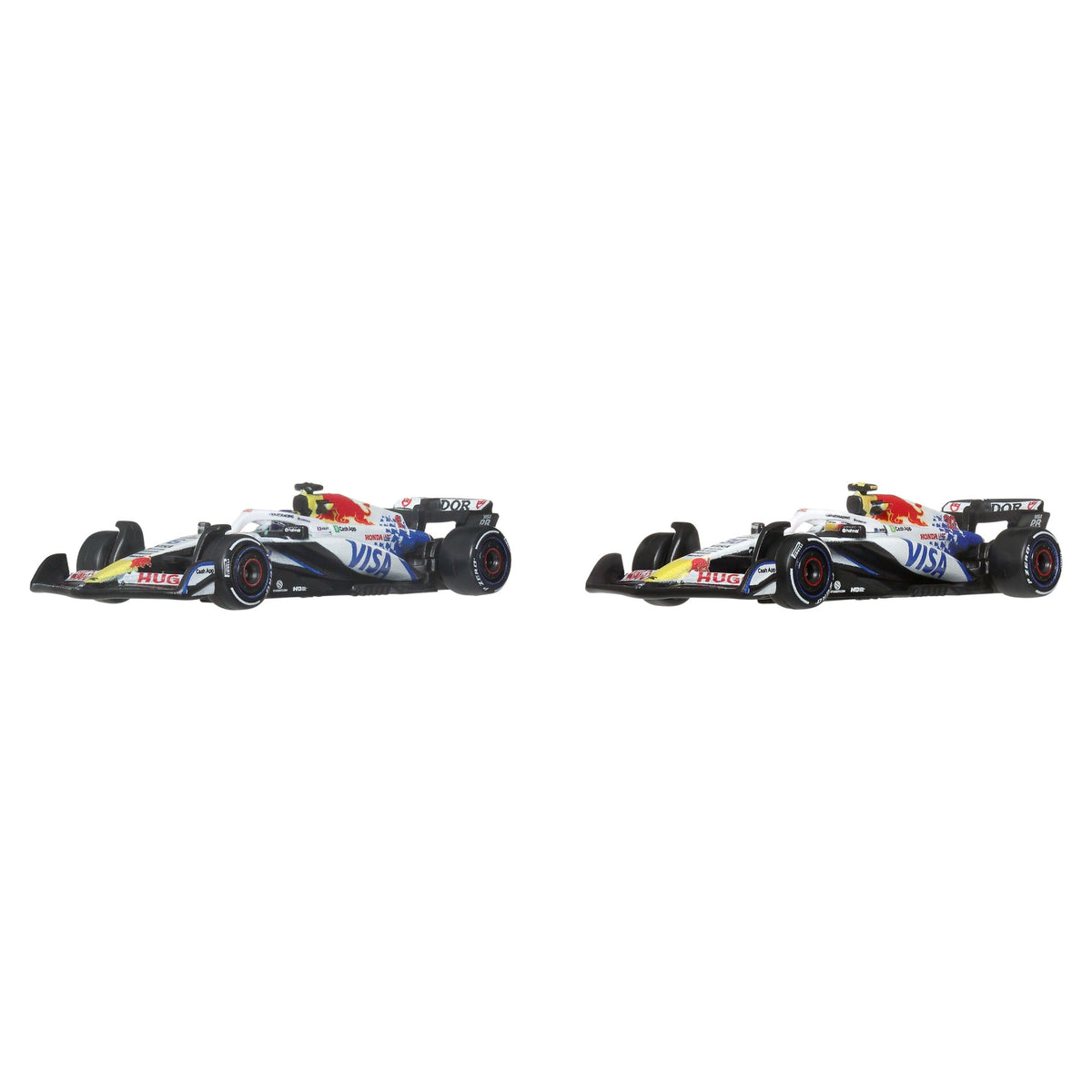 Hot Wheels Premium Visa Cash App Racing Bulls 2025 Formula 1 Team #30 & Team #6