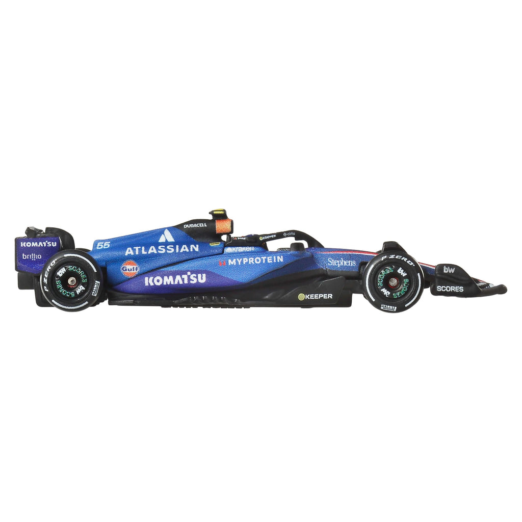 Hot Wheels Premium Atlassian Williams Racing 2025 Formula 1 Team #55