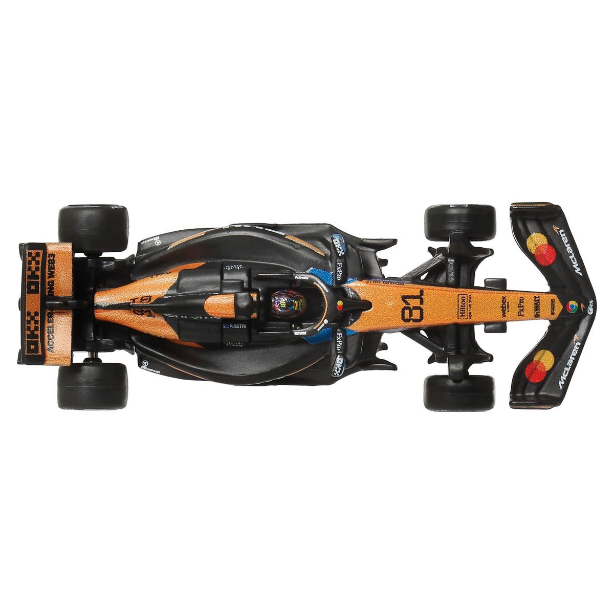 Hot Wheels Premium McLaren 2025 Formula 1 Team #81 & Team #4