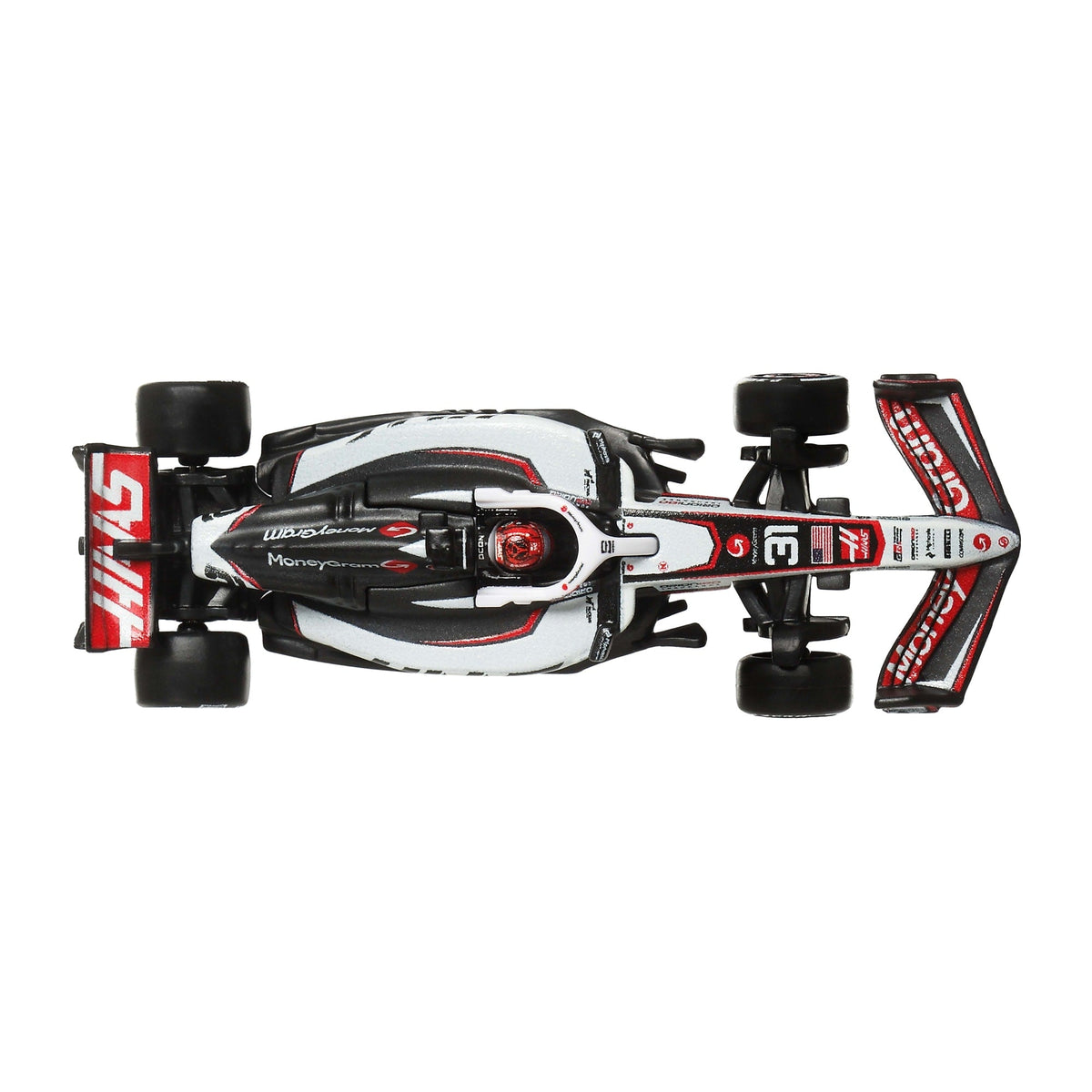 Hot Wheels Premium MoneyGram Haas 2025 Formula 1 Team Haas #31