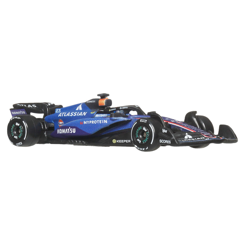 Hot Wheels Premium Atlassian Williams Racing 2025 Formula 1 Team #23 Alex Albon & Team #55 Carlos Sainz