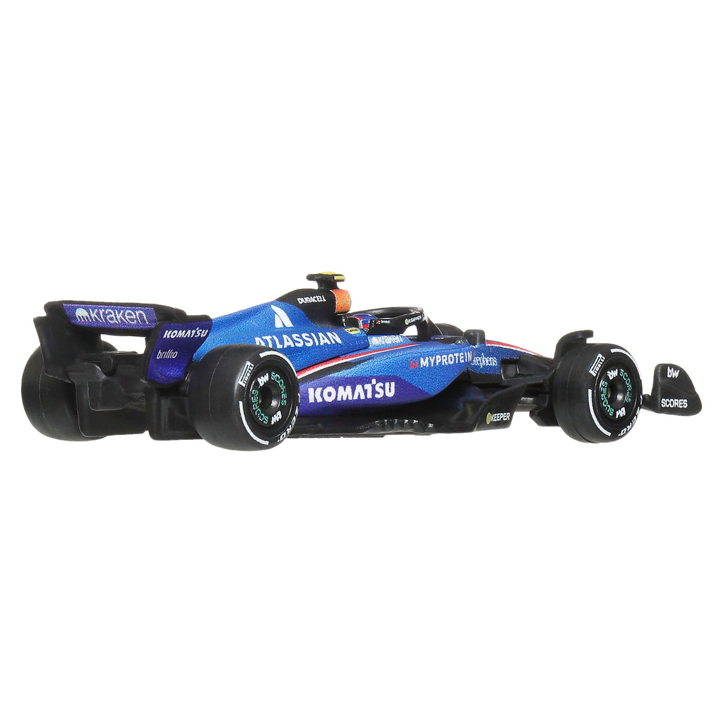 Hot Wheels Premium Atlassian Williams Racing 2025 Formula 1 Team #23 Alex Albon & Team #55 Carlos Sainz
