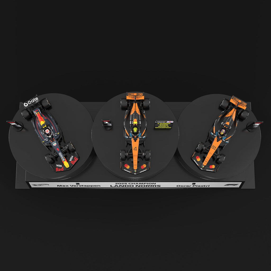 Hot Wheels 2025 Formula 1 Podium Set