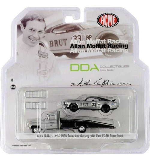 ACME Allan Moffat's 1969 Trans Am Mustang with Ford F-350 Ramp Truck 1:64