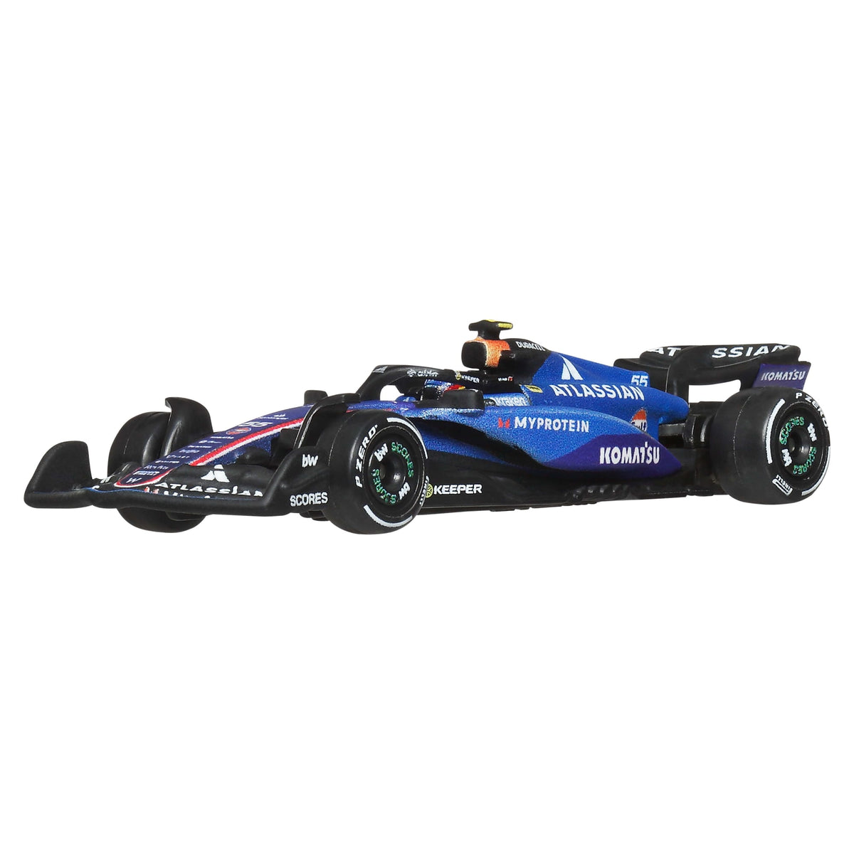 Hot Wheels Premium Atlassian Williams Racing 2025 Formula 1 Team #55