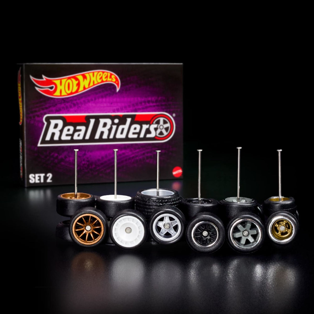 Hot Wheels RLC Exclusive Real Riders Wheels Pack Set 2