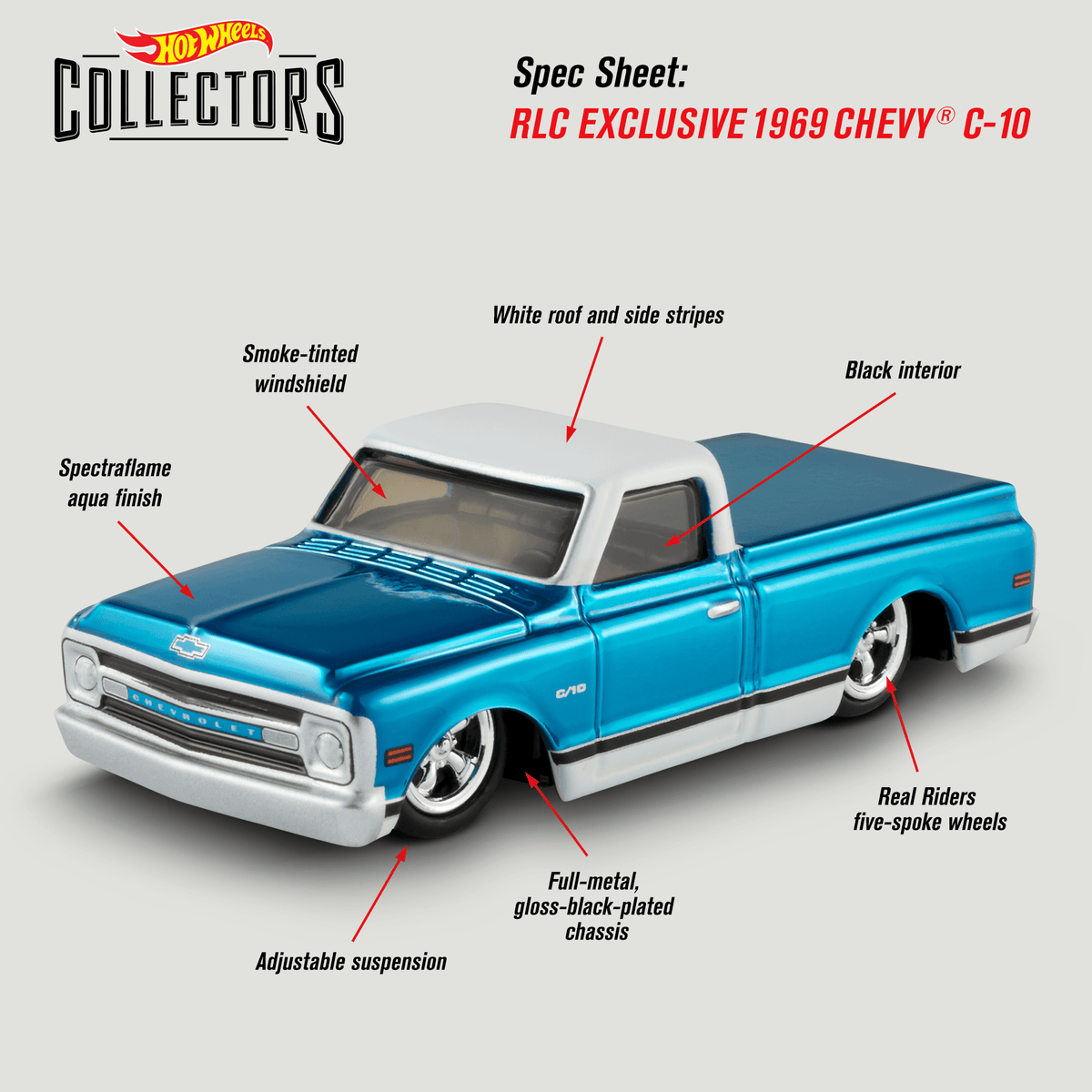 Hot Wheels RLC Exclusive 1969 Chevy C-10 GLH94