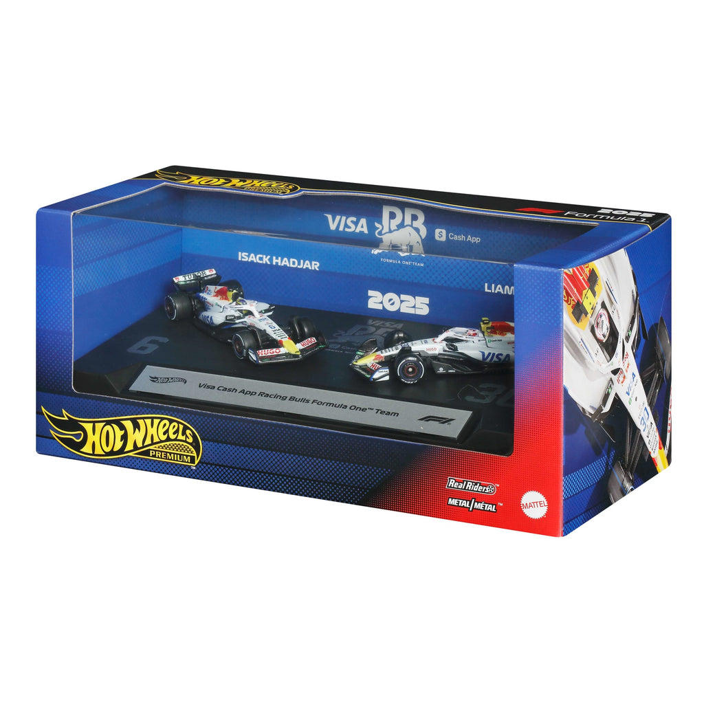 Hot Wheels Premium Visa Cash App Racing Bulls 2025 Formula 1 Team #30 & Team #6
