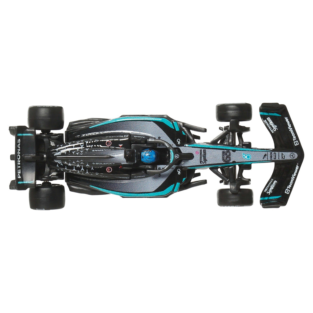 Hot Wheels Premium Mercedes 2025 Formula 1 Team #63 & Team #12