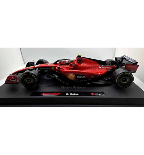Bburago Ferrari SF-23 #55 Carlos Sainz Formula 1 2023 1:18