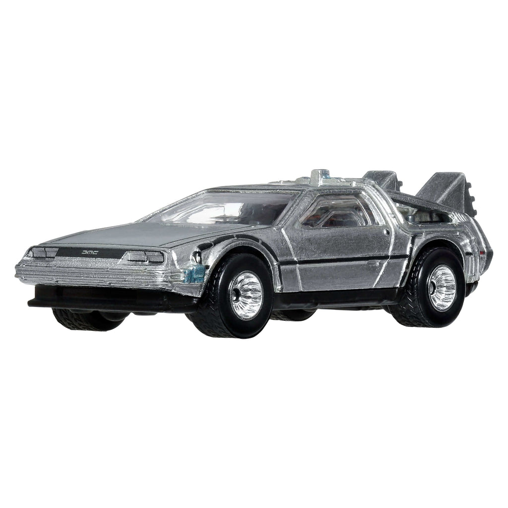 Hot Wheels Premium Car Culture 2-Pack Back to the Future Time Machine & 1987 Toyota Pickup