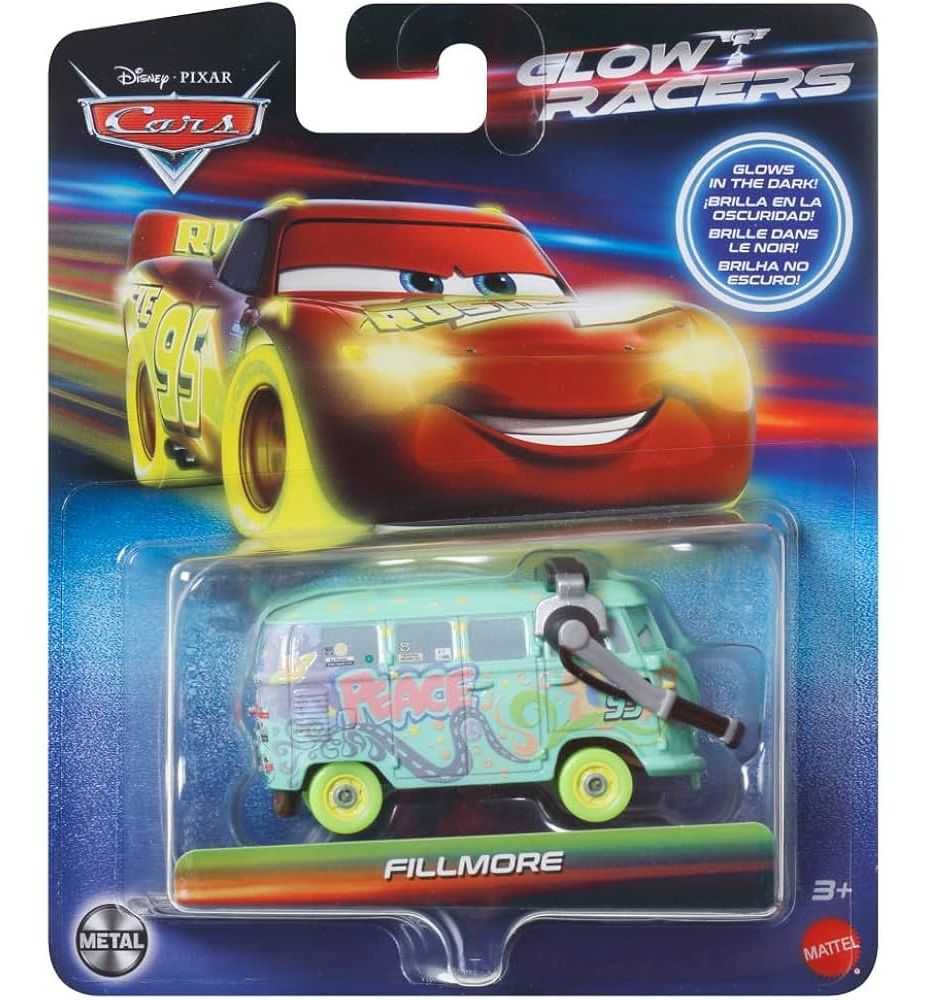 Disney Pixar Cars Fillmore Glow Racers 1:55