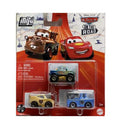 Disney Pixar Cars Mini Racers 3-Pack President Mater, Sheriff Lightning McQueen & Ivy