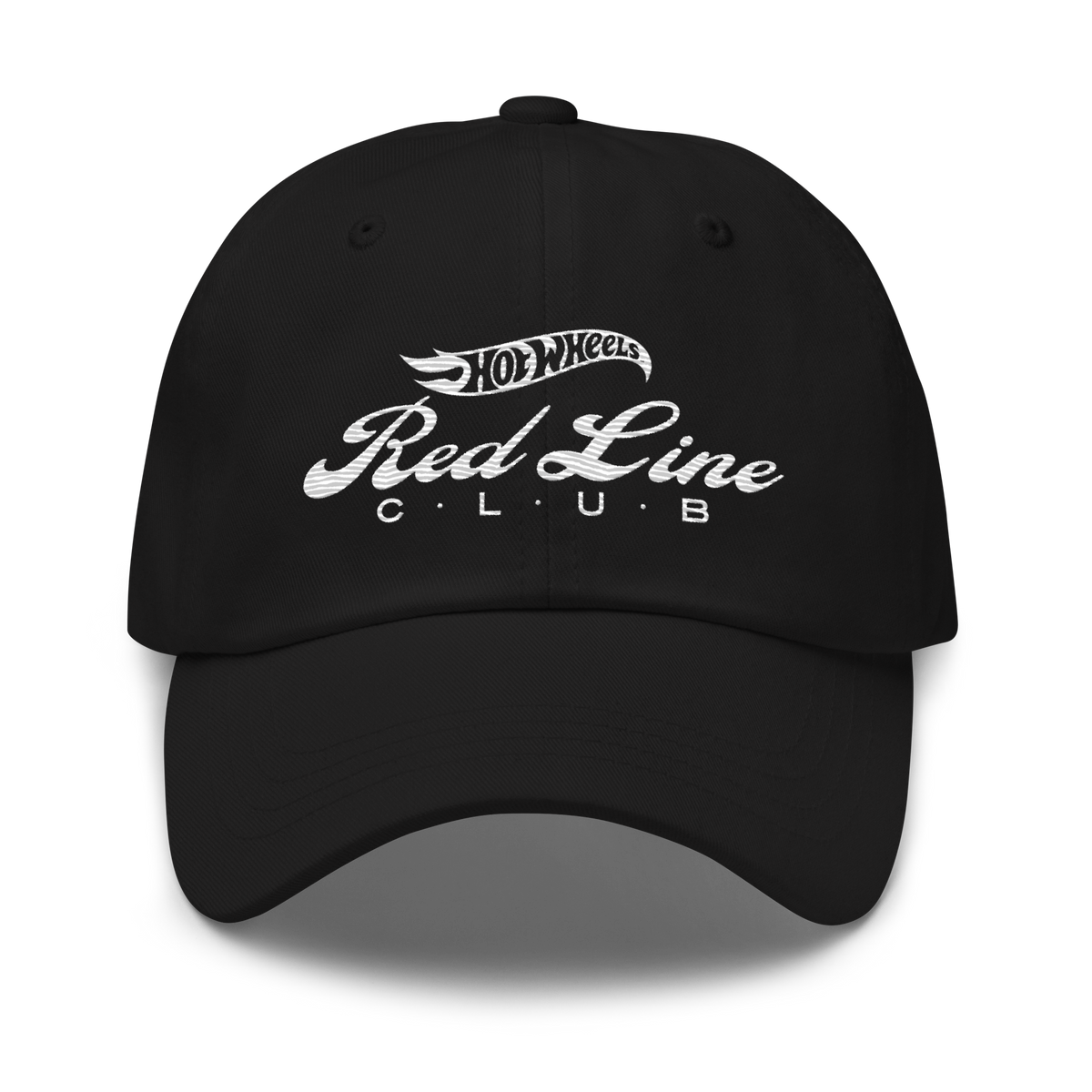 Hot Wheels Red Line Club 20th Anniversary Retro Logo Hat Black