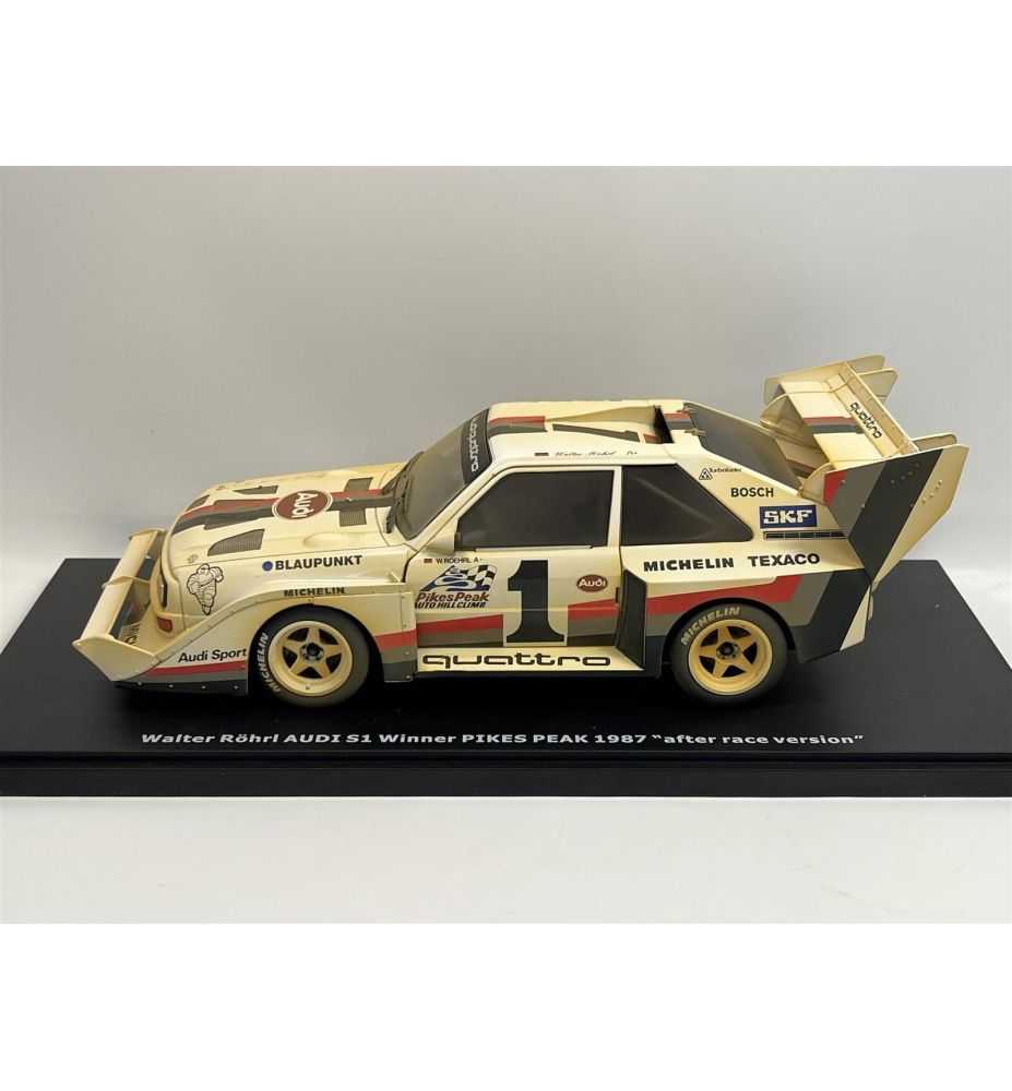 CMR Audi Sport Quattro S1 E2 Pikes Peak 1987 Winner Röhrl Dirty Version 1:18