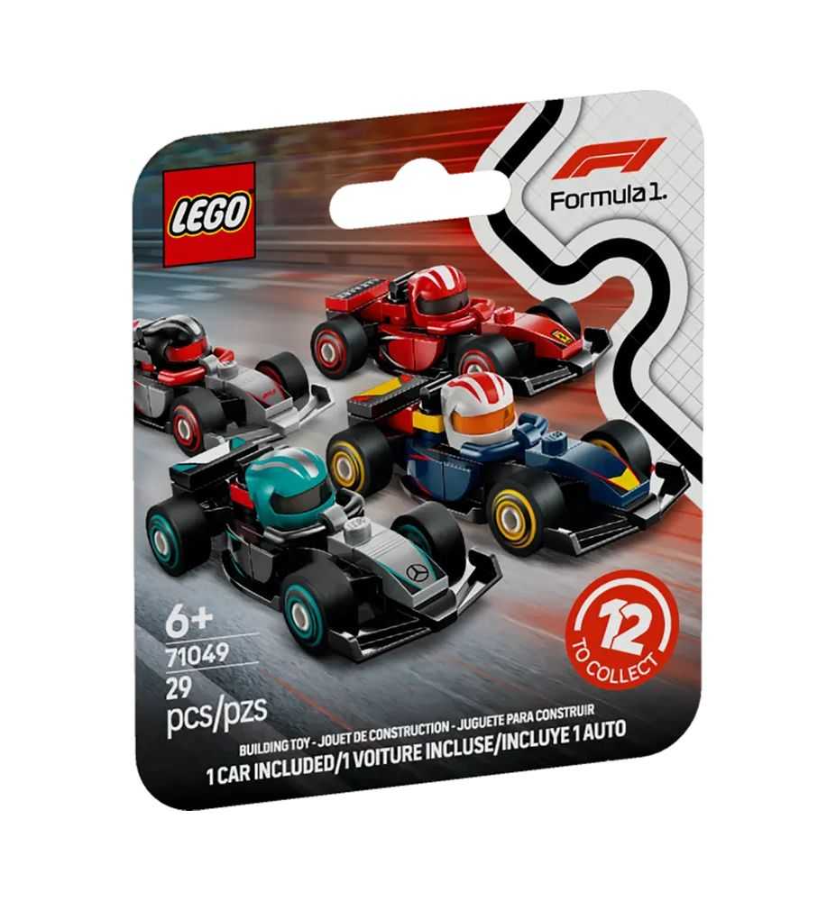 LEGO 71049 F1 Collectible Race Cars Blind Box (Random Model, Sealed)