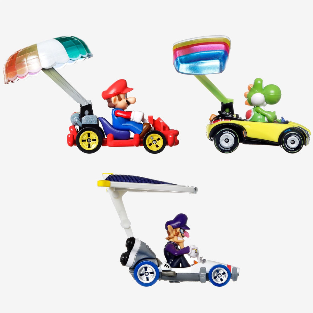 Hot Wheels Mario Kart Character Cars 3-Pack