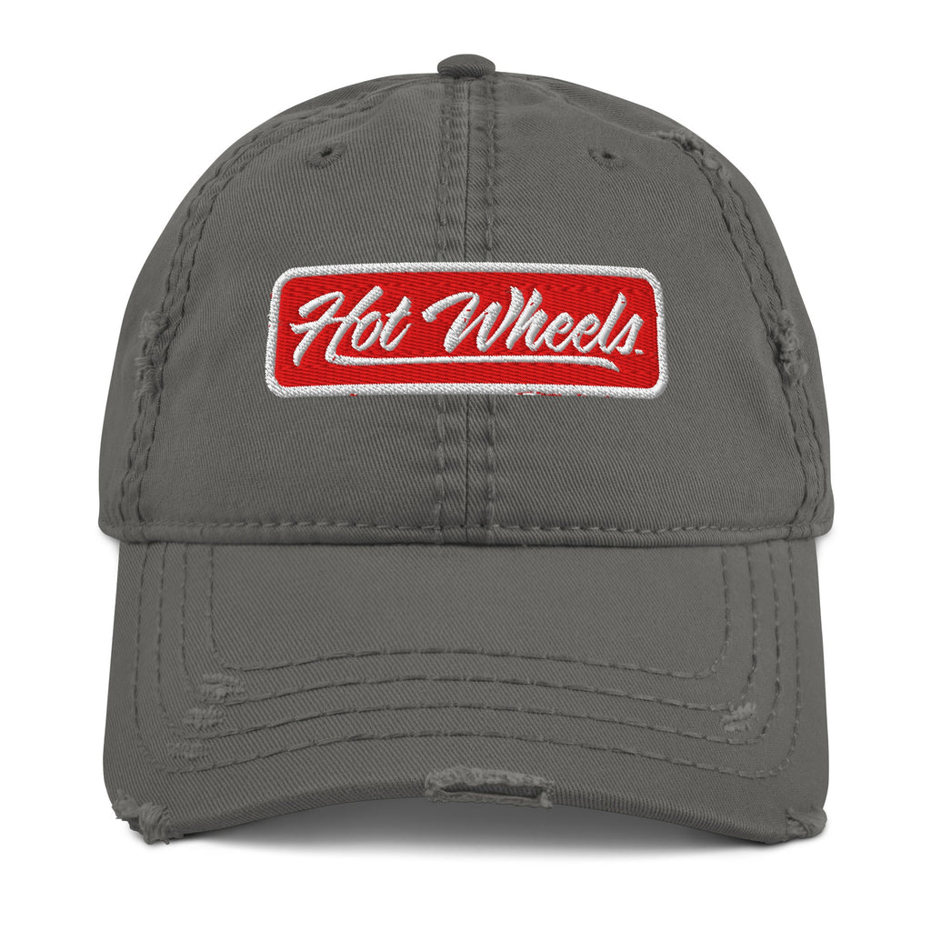 Hot Wheels Logo Grey Dad Hat