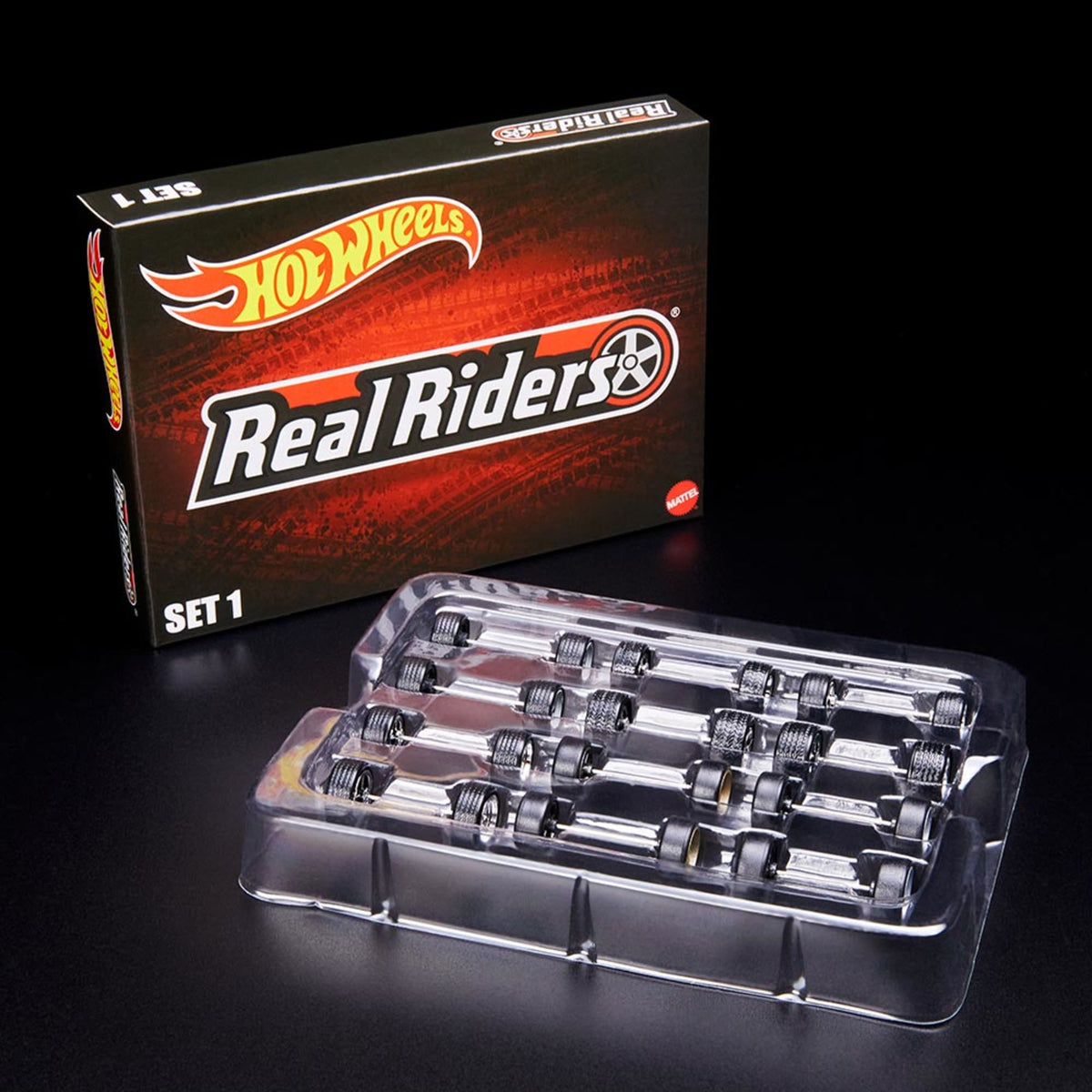 Hot Wheels RLC Exclusive Real Riders Wheels Pack Set 1