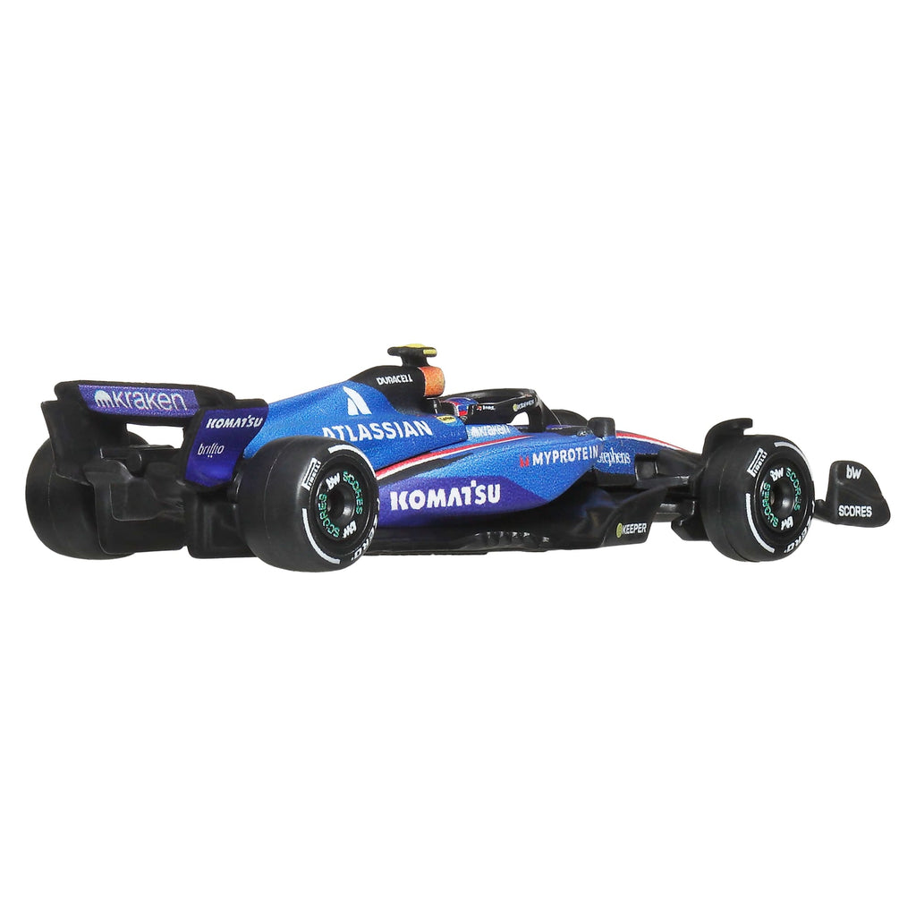 Hot Wheels Premium Atlassian Williams Racing 2025 Formula 1 Team #55