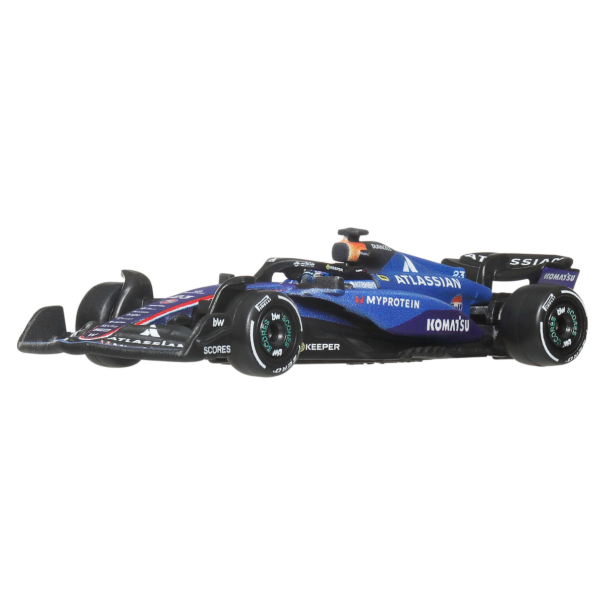 Hot Wheels Premium Atlassian Williams Racing 2025 Formula 1 Team #23 Alex Albon & Team #55 Carlos Sainz