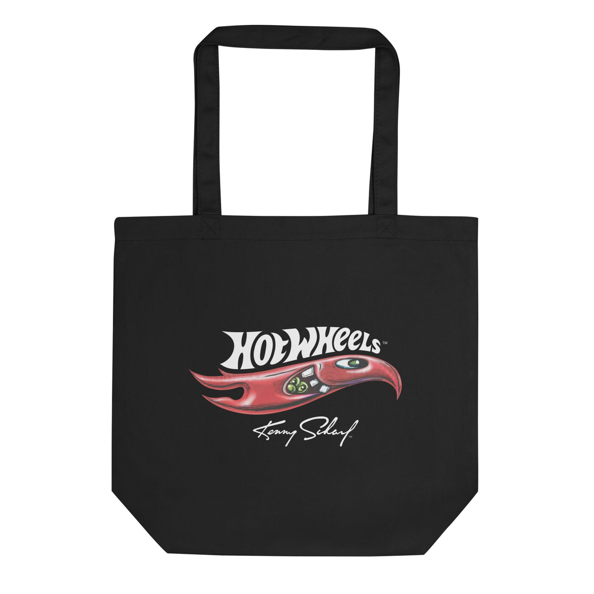 Hot Wheels x Kenny Scharf Black Tote Bag