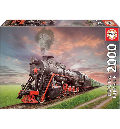 Educa Genuine Puzzle Steam Locomotive 2000 Pieces