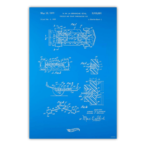 Art of Engineering Hot Wheels Print