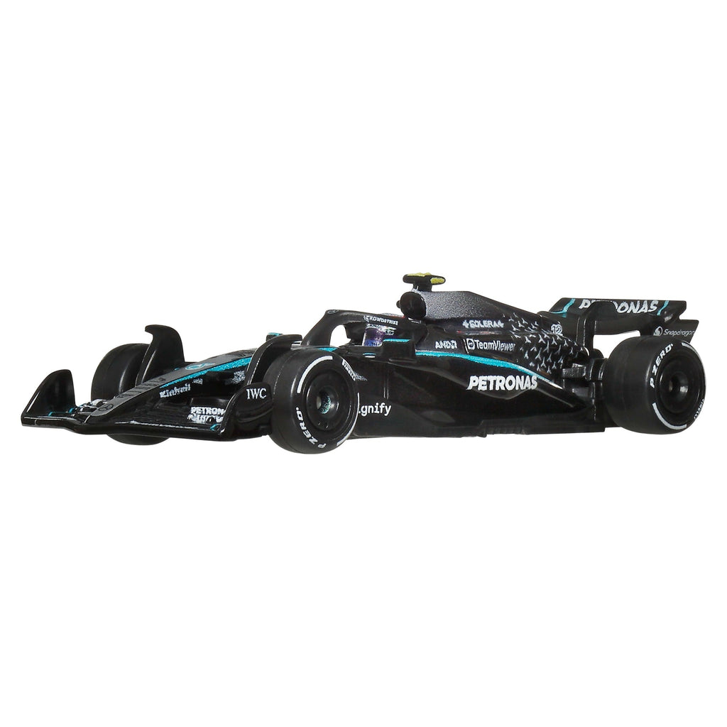 Hot Wheels Premium Mercedes 2025 Formula 1 Team #63 & Team #12