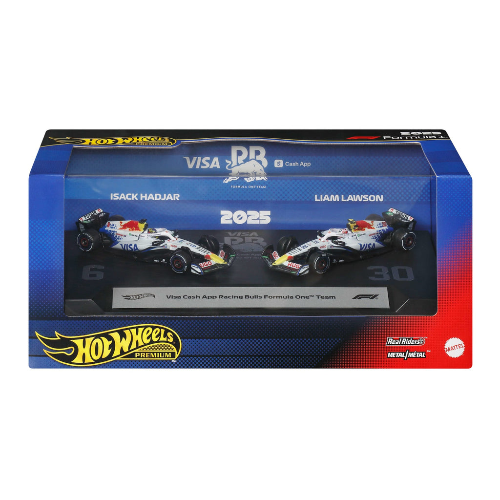 Hot Wheels Premium Visa Cash App Racing Bulls 2025 Formula 1 Team #30 & Team #6