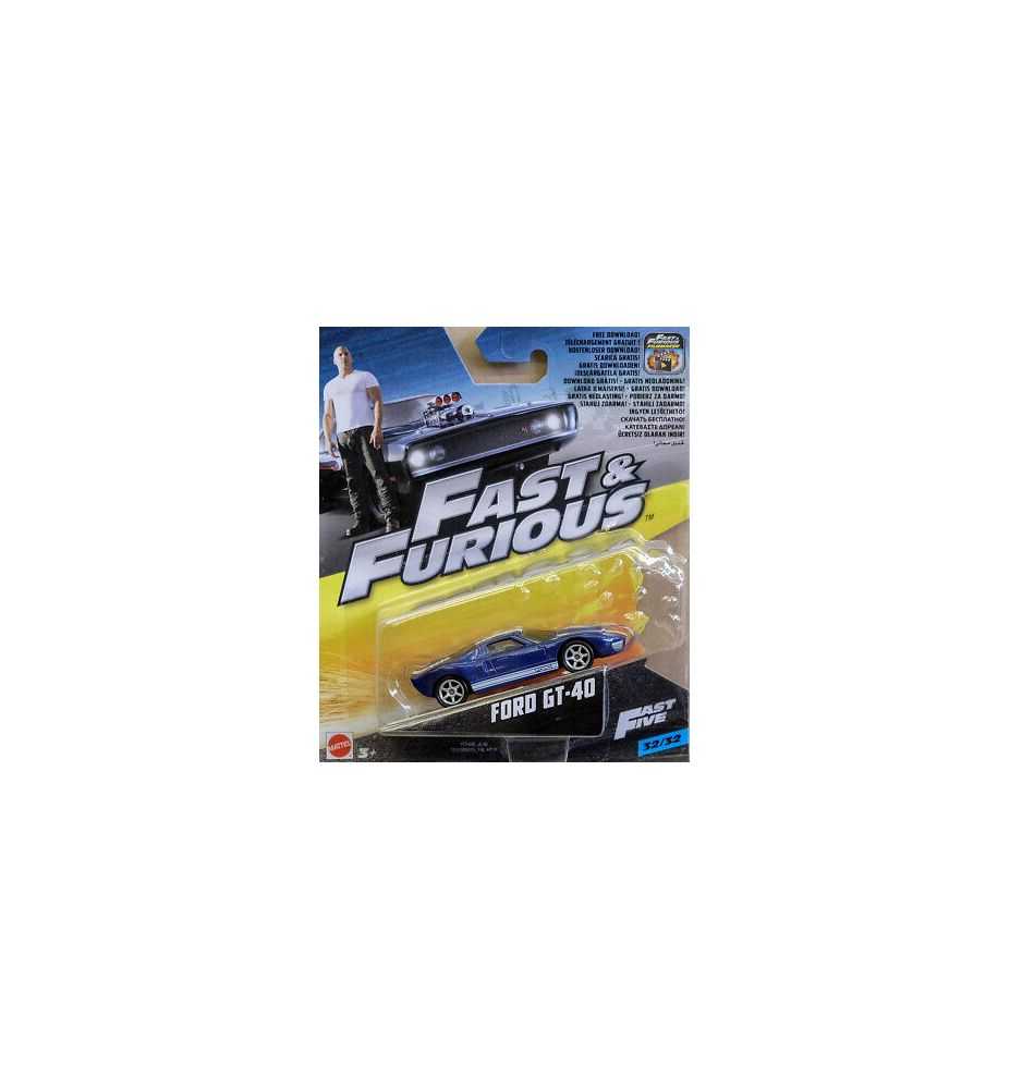 Mattel Fast & Furious Ford GT40 1:55