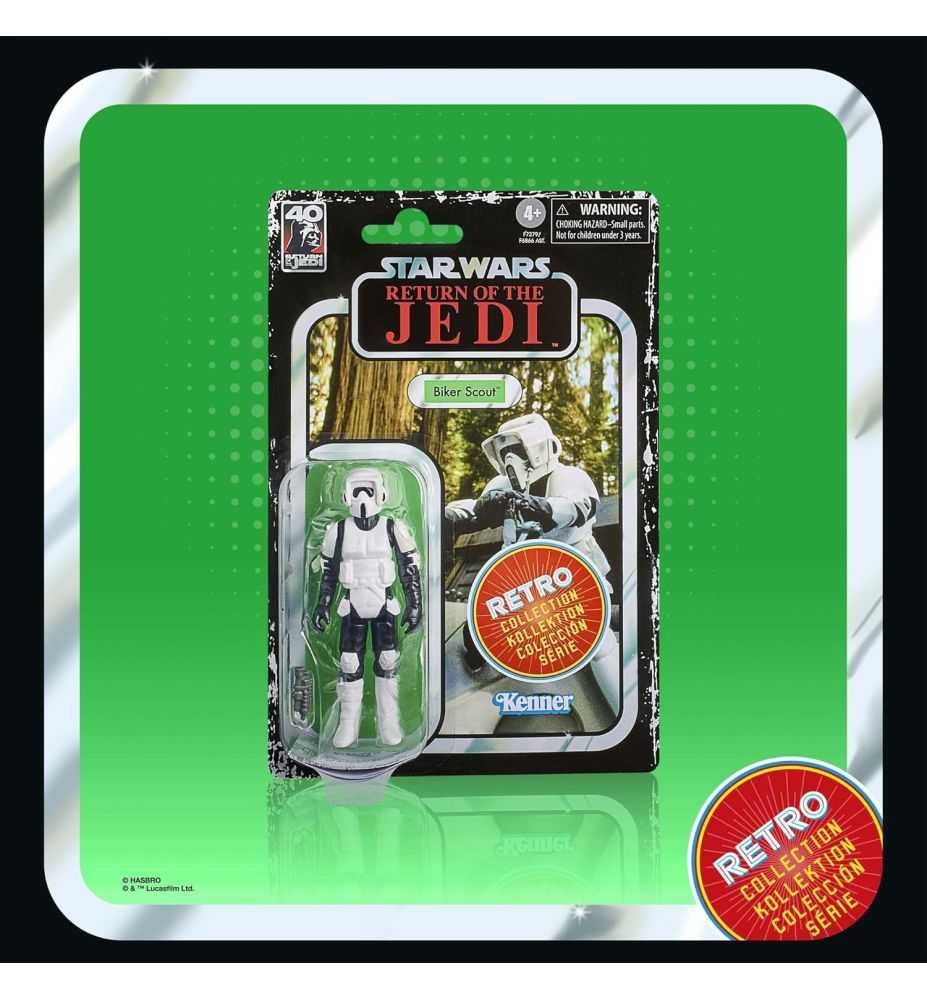 Star Wars Retro Collection Return of the Jedi Biker Scout Action Figure 9.5cm