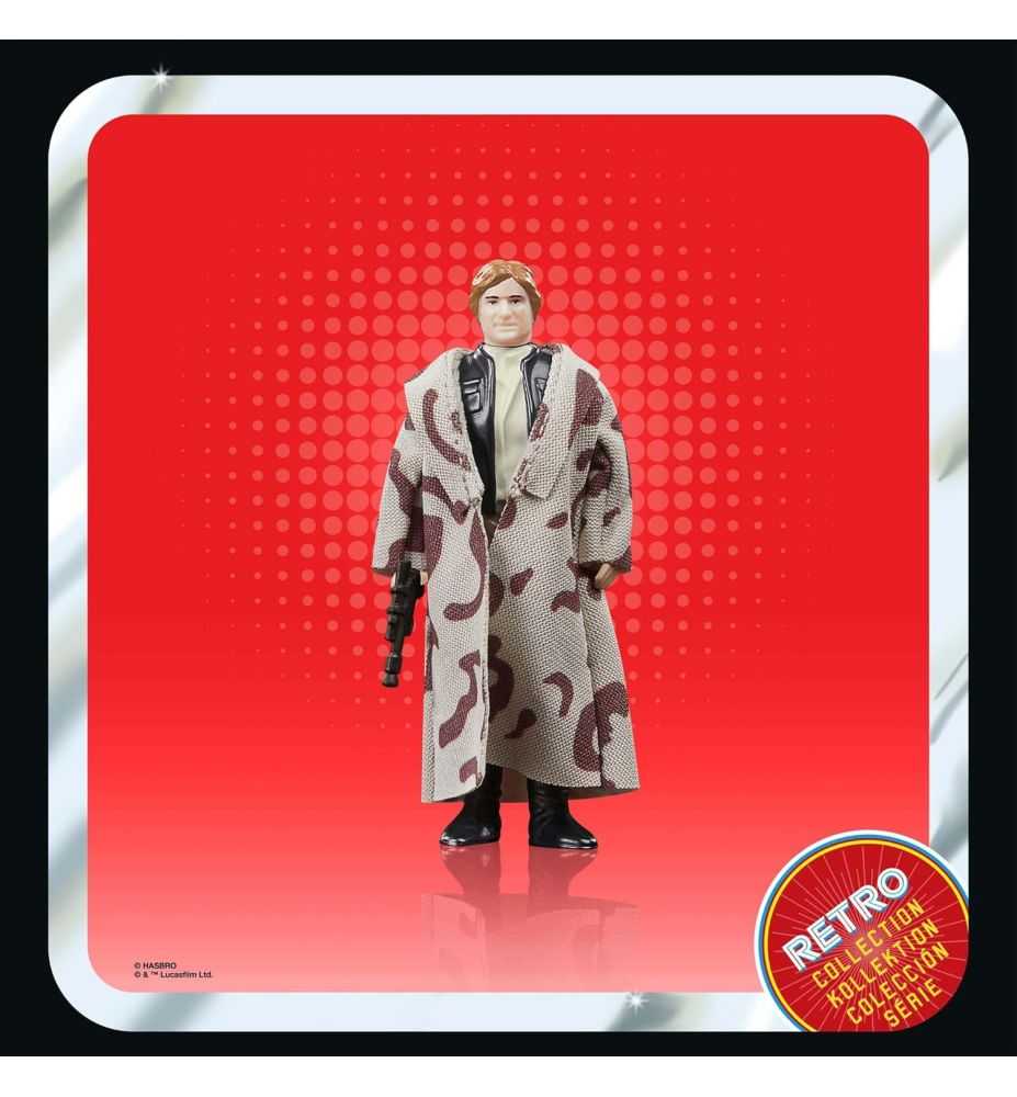 Star Wars Retro Collection Return of the Jedi Han Solo (Endor) Action Figure 9.5cm
