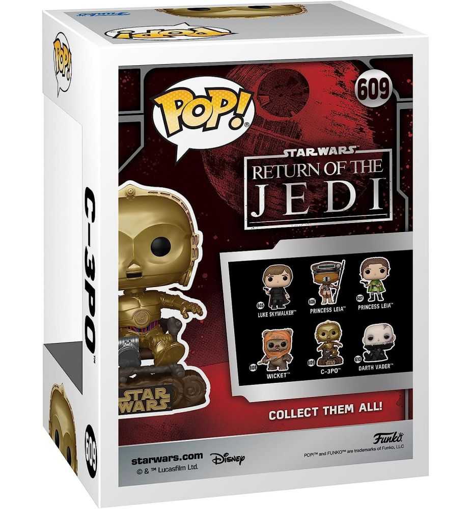 Funko Pop! Star Wars Return of the Jedi 40th C-3PO in Chair #609