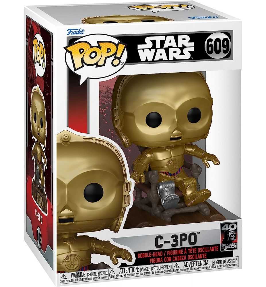 Funko Pop! Star Wars Return of the Jedi 40th C-3PO in Chair #609