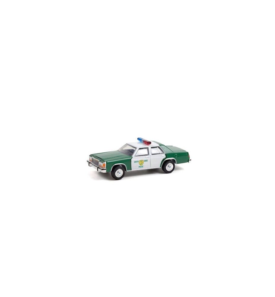 Greenlight Hollywood 1983 Ford LTD Crown Victoria Miami Police Ace Ventura: When Nature Calls 1:64