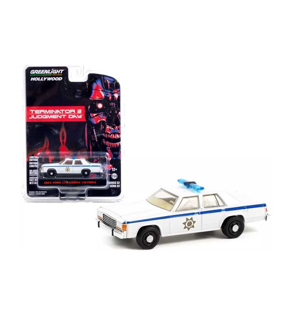 Greenlight Hollywood 1983 Ford LTD Crown Victoria Terminator 2 1:64