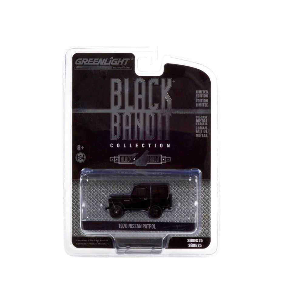 Greenlight Black Bandit 1970 Nissan Patrol 1:64